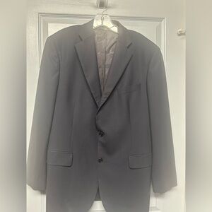 Brooks Brothers 346 Stretch navy Wool Blend blazer size 43R. 3 button lined nice